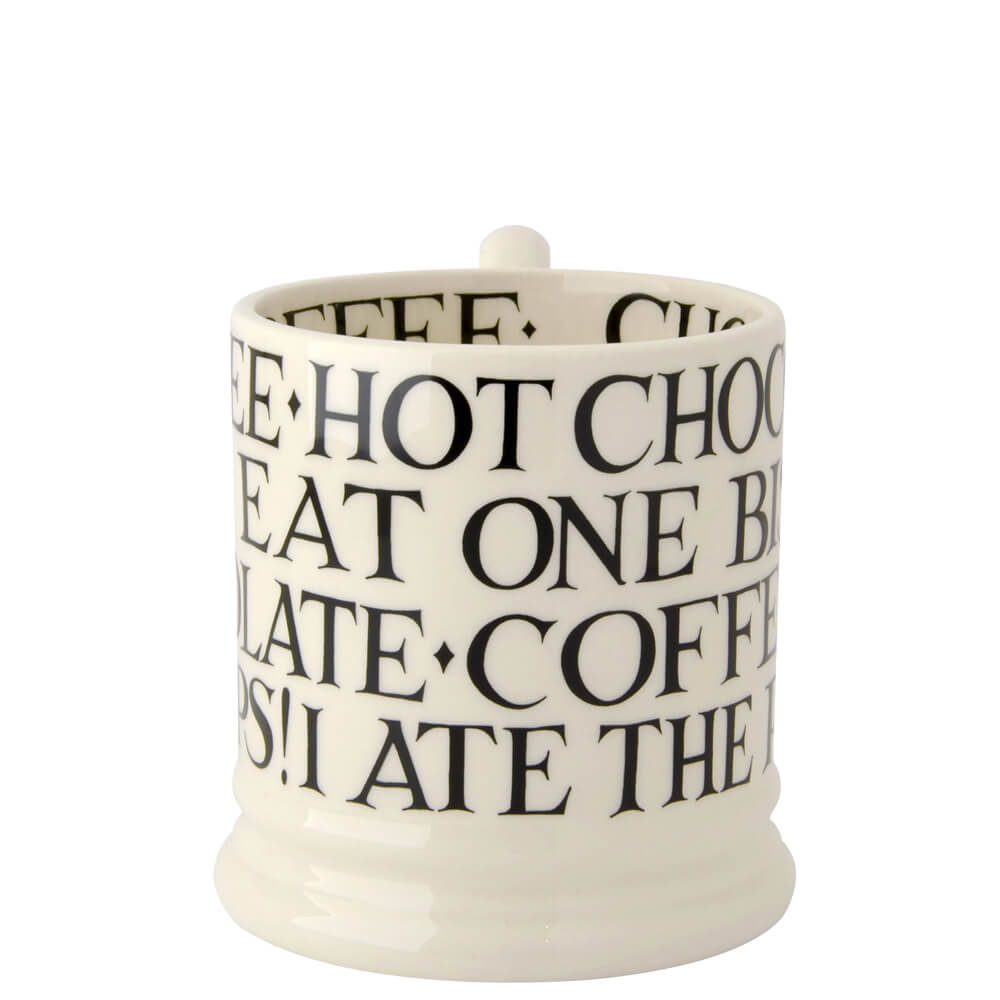Emma Bridgewater Black Toast All Over Writing Mug